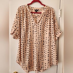 Ana XL polka dot shirt